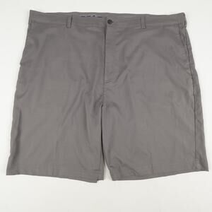 PGA Tour Mens 48 Flat Front Golf Shorts Gray